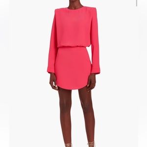 Amanda Uprichard Baldwin long sleeve mini dress